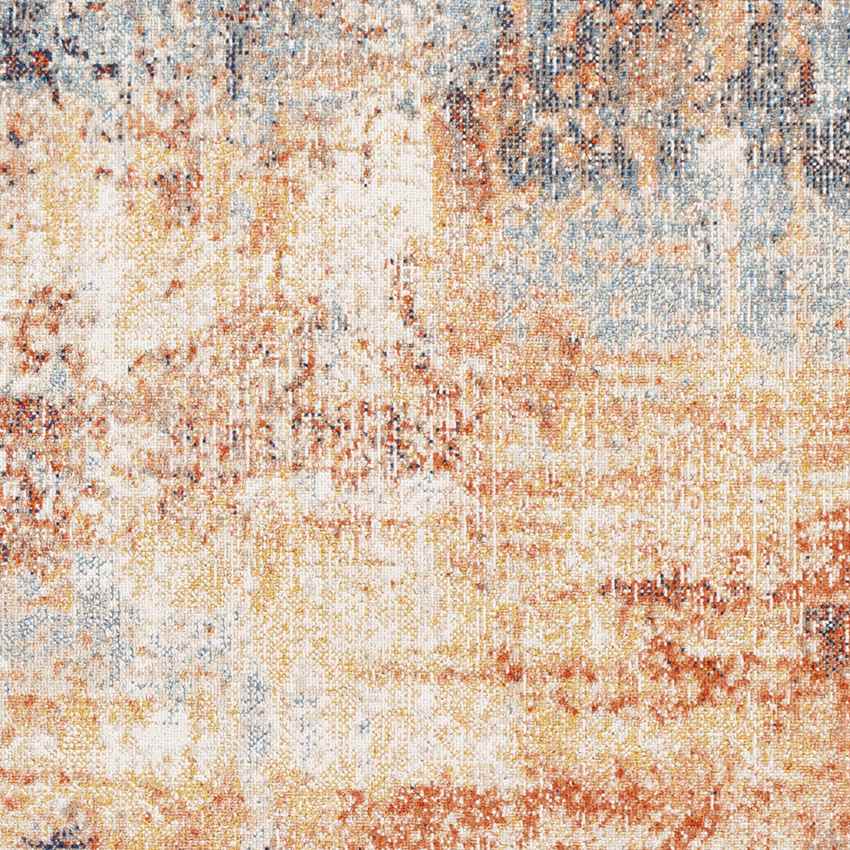 Carbon Hill Modern Burnt Orange Area Rug