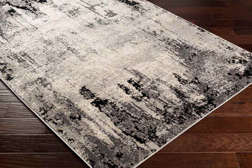 Lake Ka-ho Modern Charcoal Area Rug