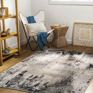 Lake Ka-ho Modern Charcoal Area Rug
