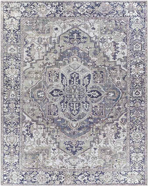Manche Traditional Charcoal Area Rug