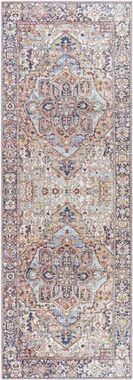 Manche Traditional Dark Brown Area Rug