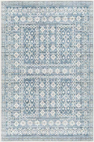 St Leon Global Sky Blue Washable Area Rug