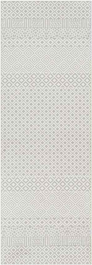Waynetown Global Gray Washable Area Rug
