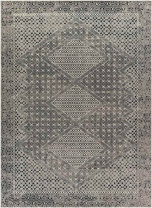 West Harrison Global Black Washable Area Rug