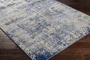 Barett Modern Dark Blue Area Rug