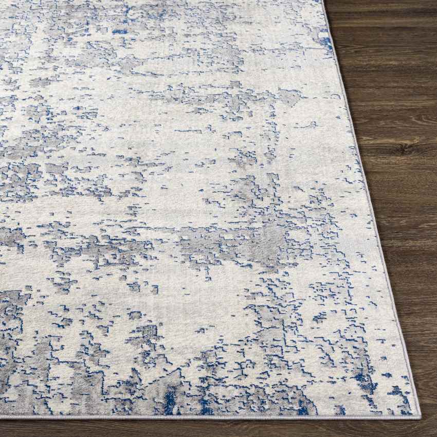 Barett Modern Dark Blue Area Rug