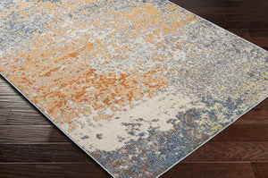 Creal Springs Modern Burnt Orange Area Rug
