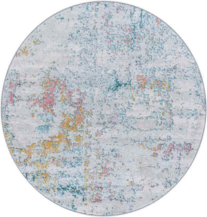 Leah Modern Teal Area Rug