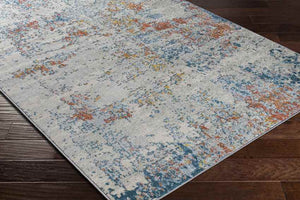Leah Modern Aqua Area Rug