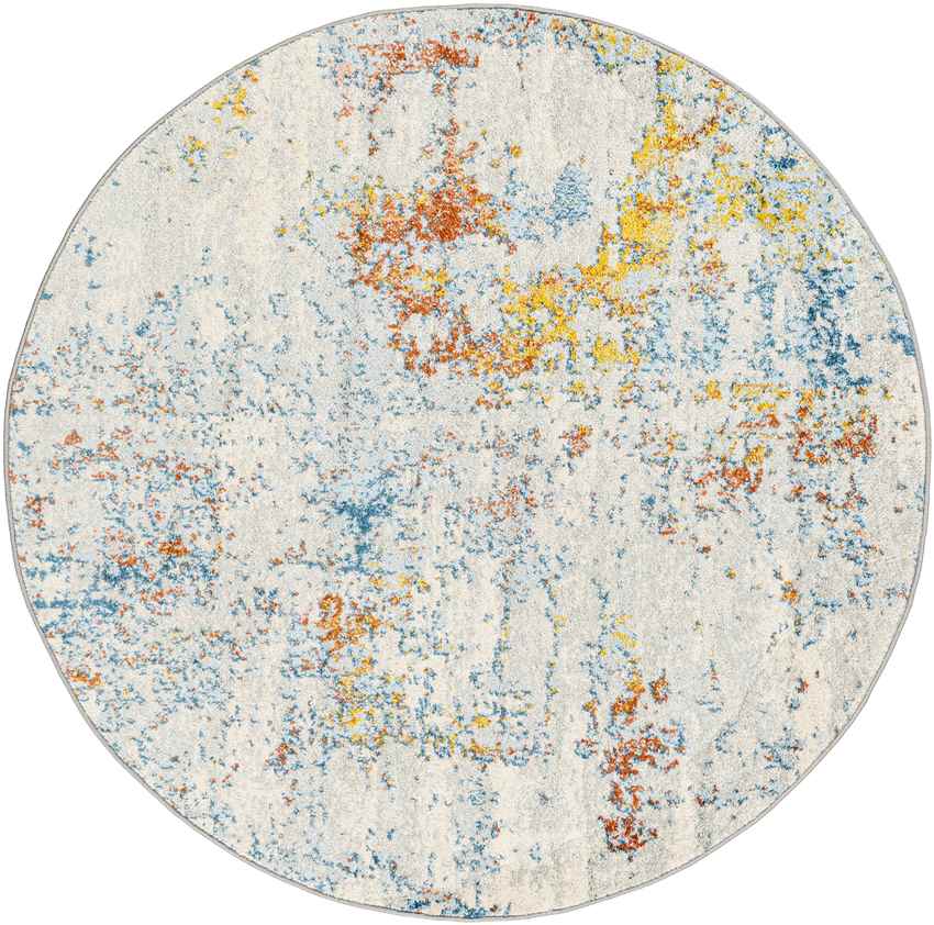 Leah Modern Aqua Area Rug