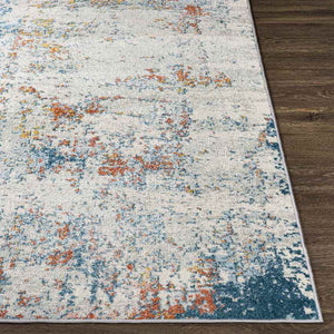 Leah Modern Aqua Area Rug