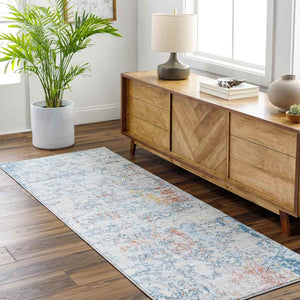 Leah Modern Aqua Area Rug