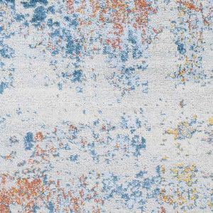 Leah Modern Aqua Area Rug