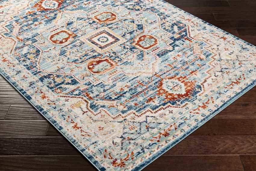 Chesterton Traditional Navy Area Rug