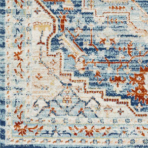 Chesterton Traditional Navy Area Rug
