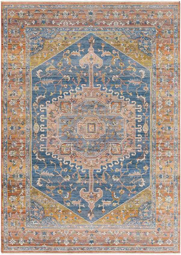 Sanborn Traditional Rust Area Rug