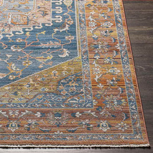 Sanborn Traditional Rust Area Rug