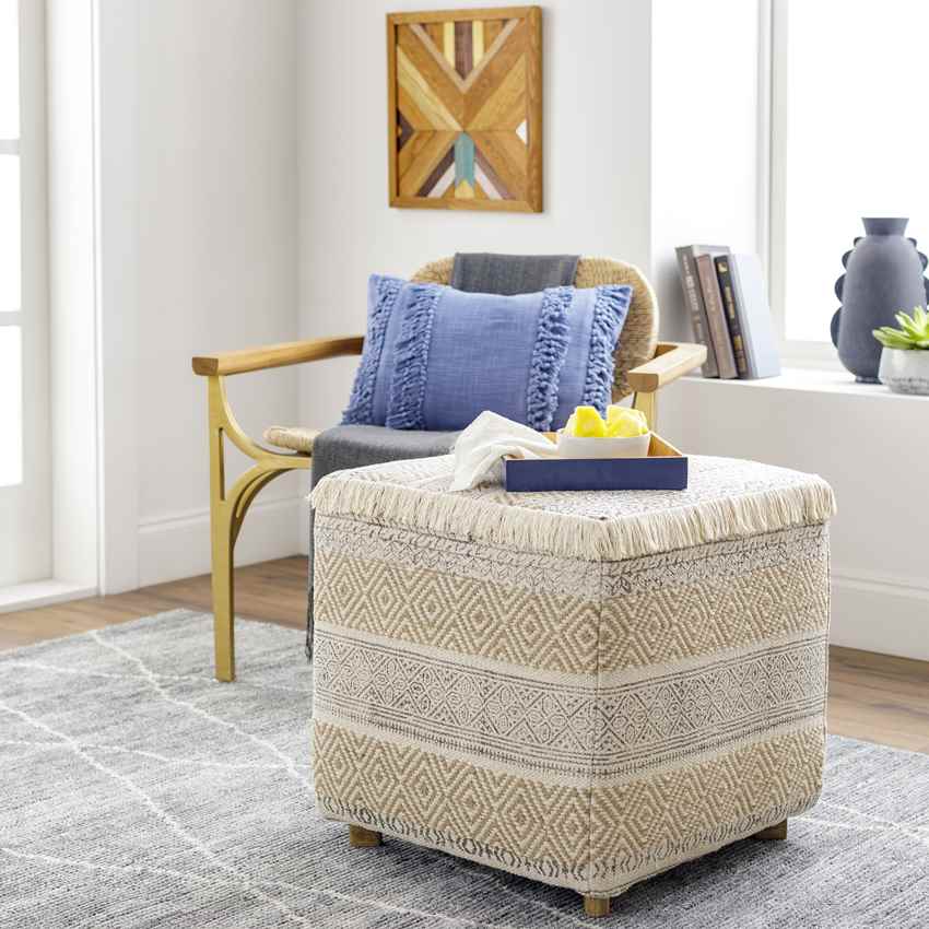 Novalja Brown Ottoman