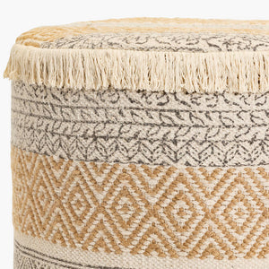 Opuzen Brown Ottoman