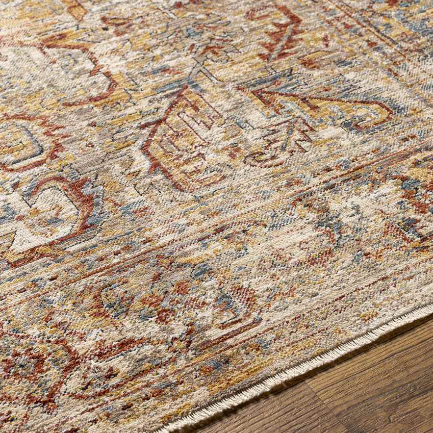 Hartley Traditional Rust Area Rug