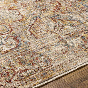Hartley Traditional Rust Area Rug