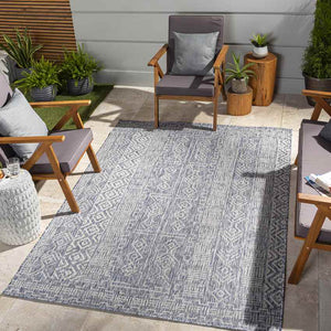 Latimer Global Navy Area Rug