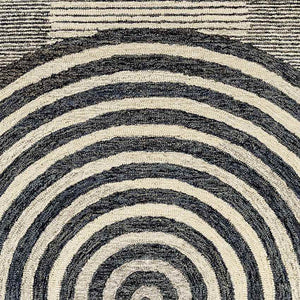 Troulloi Modern Charcoal Area Rug