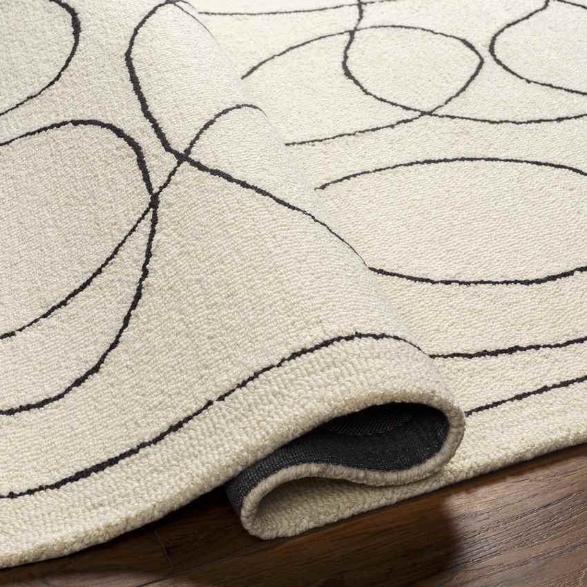 Kazafani Modern Ivory Area Rug