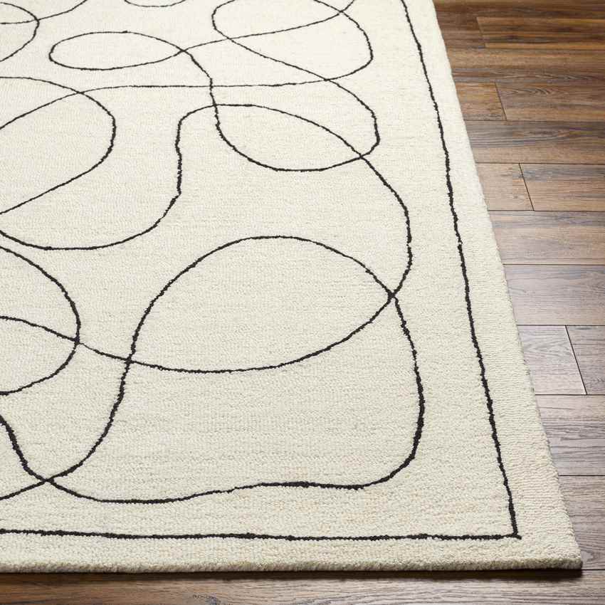 Kazafani Modern Ivory Area Rug