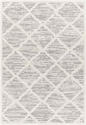 Perivolia Global Light Gray Area Rug