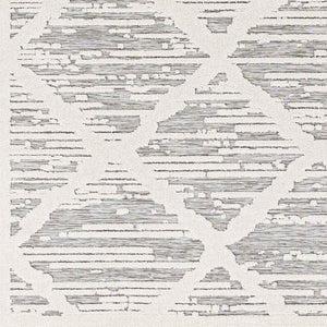 Perivolia Global Light Gray Area Rug