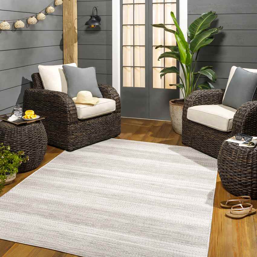 Kyrenia Modern Light Gray Area Rug