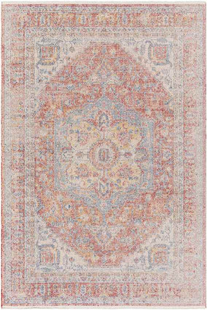 Millia Traditional Coral Area Rug