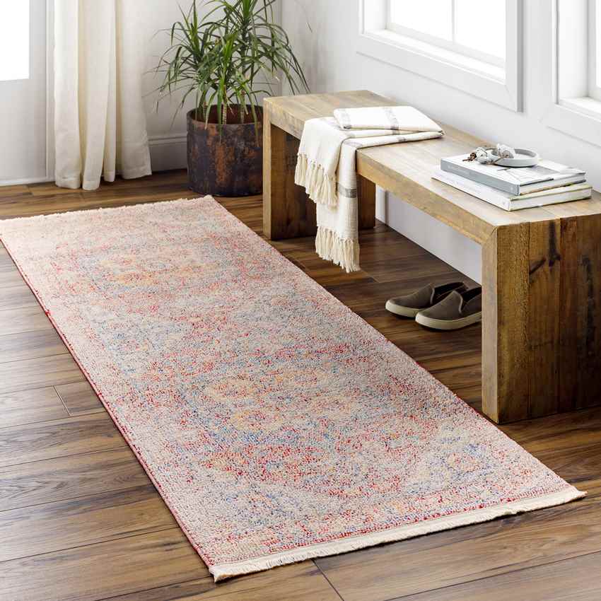 Millia Traditional Coral Area Rug
