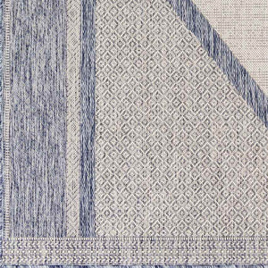 Keokuk Rustic Dark Blue Area Rug