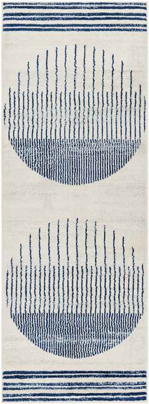 Neerbosch Modern Navy Blue Area Rug