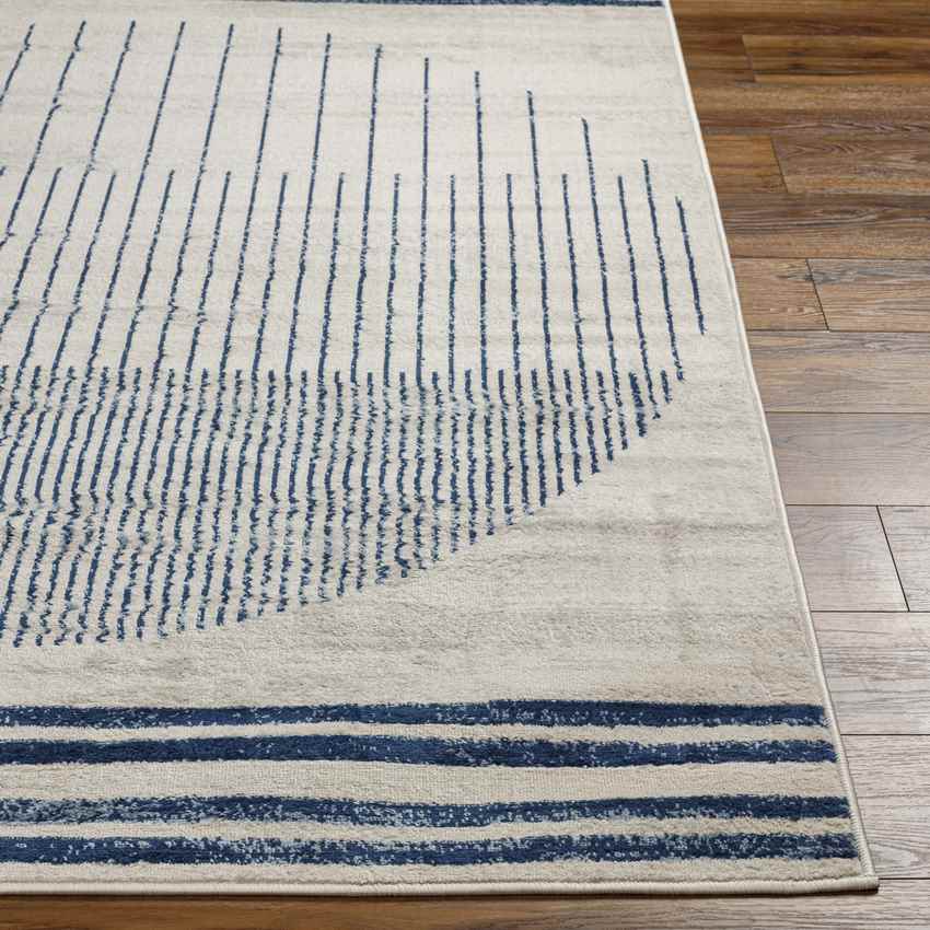 Neerbosch Modern Navy Blue Area Rug