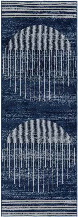 Neerbosch Modern Ink Blue Area Rug