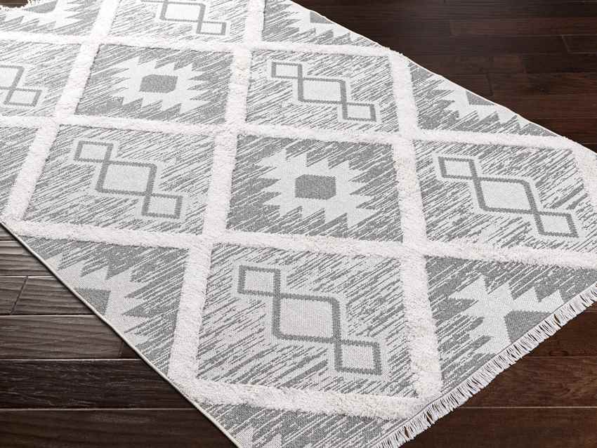 McKee Rustic Light Gray Area Rug