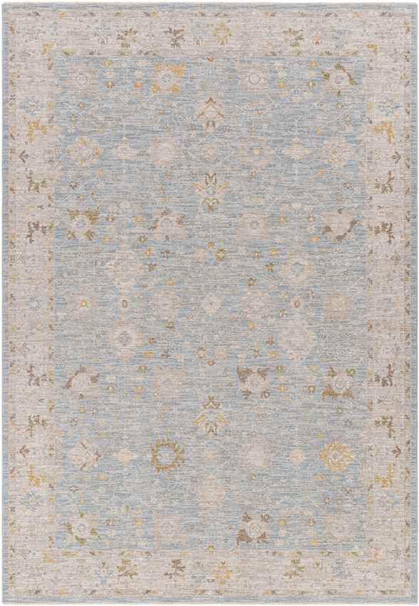 Atlantic Traditional Pale Blue Area Rug