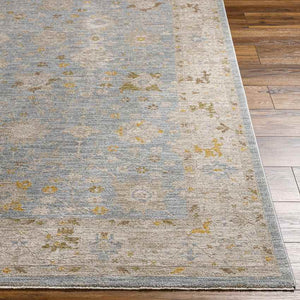 Atlantic Traditional Pale Blue Area Rug