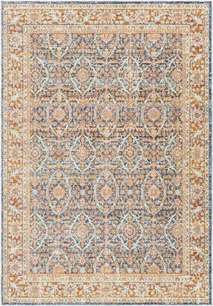 Rodman Coastal Orange Area Rug