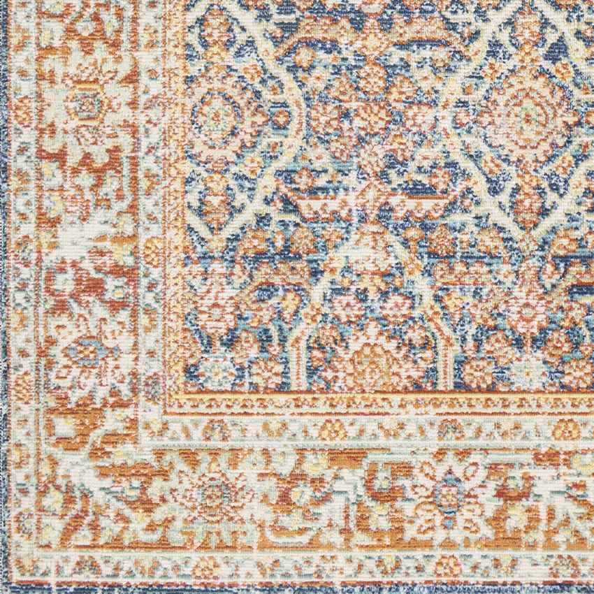 Rodman Coastal Orange Area Rug