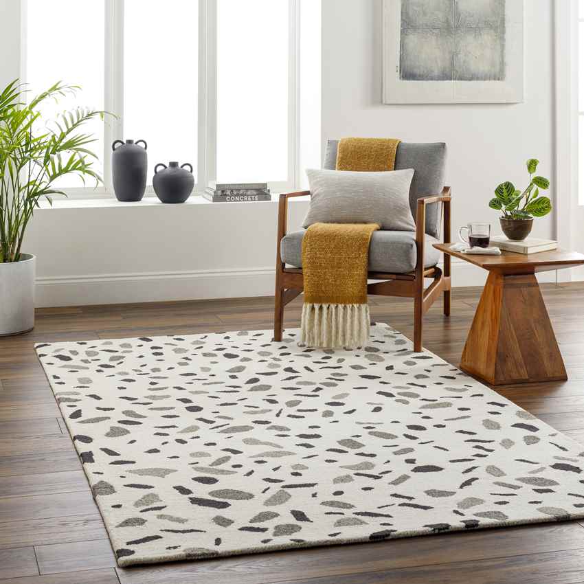 Ida Modern Cream Area Rug