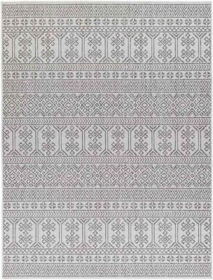 Solomon Global Silver Gray Area Rug