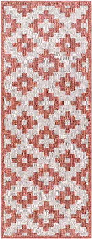 Spivey Global Dark Coral Area Rug