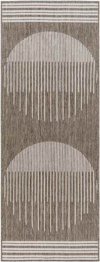 Struble Global Dark Brown Area Rug