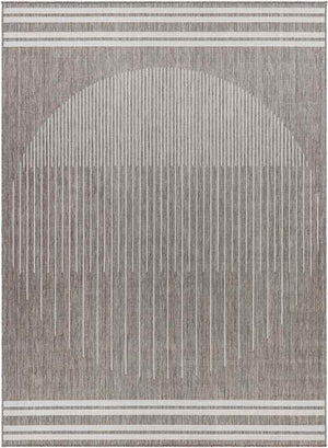 Struble Global Dark Brown Area Rug