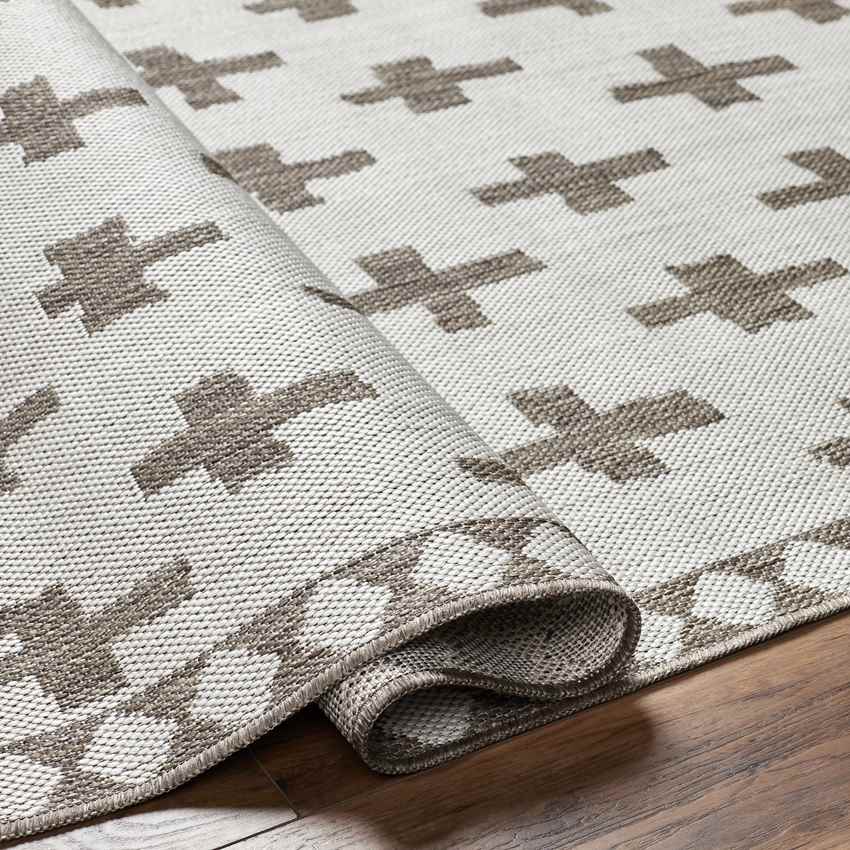 Thornhill Global Cream/Dark Brown Area Rug