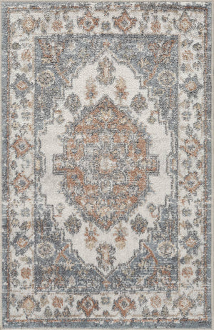 Edgerton Traditional Burnt Orange Washable Area Rug